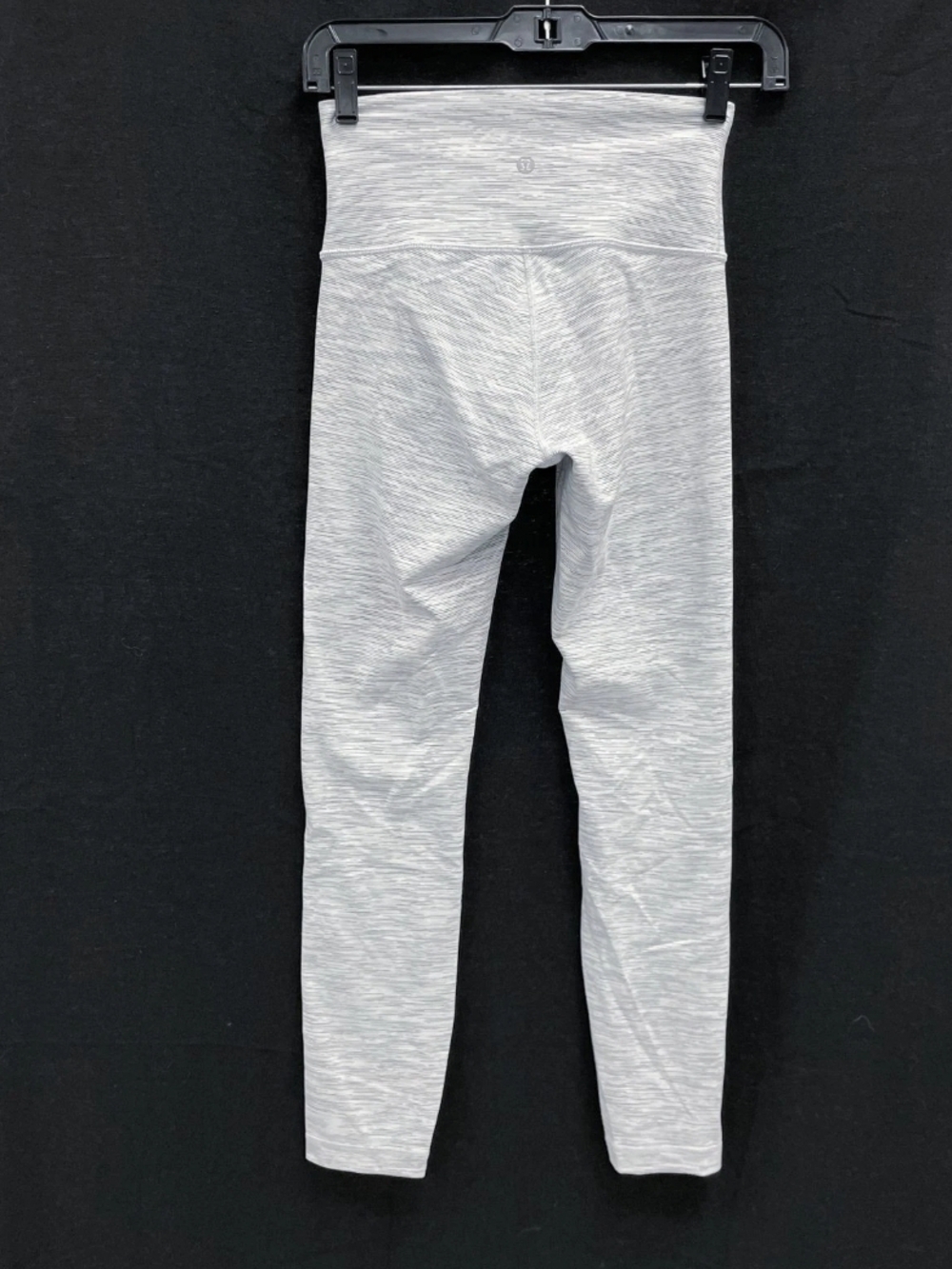LULULEMON Light Gray Heather Wunder Under High Rise 7/8 Tight Leggings Sz 4